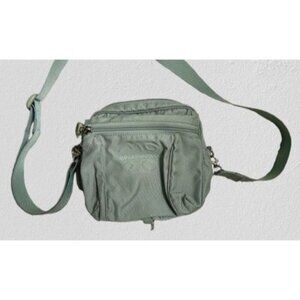 Mandarina Duck Crossbody Bag Multiple Zippered Compartments & Adjustable Strap